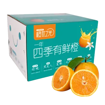 秭归脐橙果汁橙榨汁橙酸甜橙子 现摘当季新鲜水果 中大果混装 